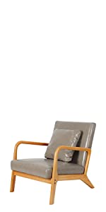 grey chair pu