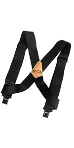 Side Clips Suspenders for Men Heavy Duty 