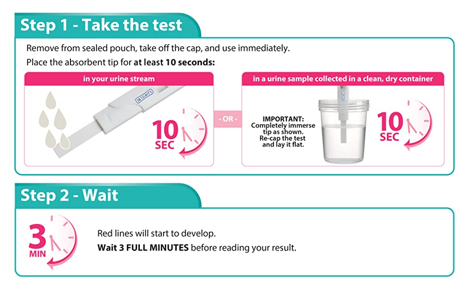 Pregnancy test, one-step, easy, disposable, test, pregnancy, family planning, test strip, urine