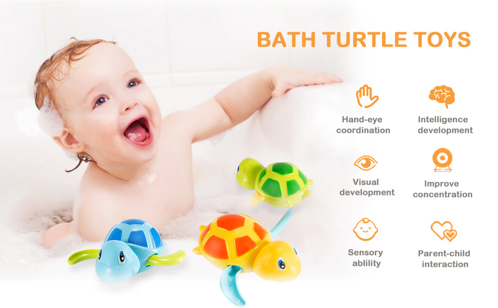 Our cute bath toys is Lightweight and easy for baby to grasp.