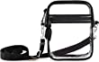 Clear Crossbody Bag, Stadium Approved for Concerts,Clear Shoulder Bag Adjustable Strap With front pocket