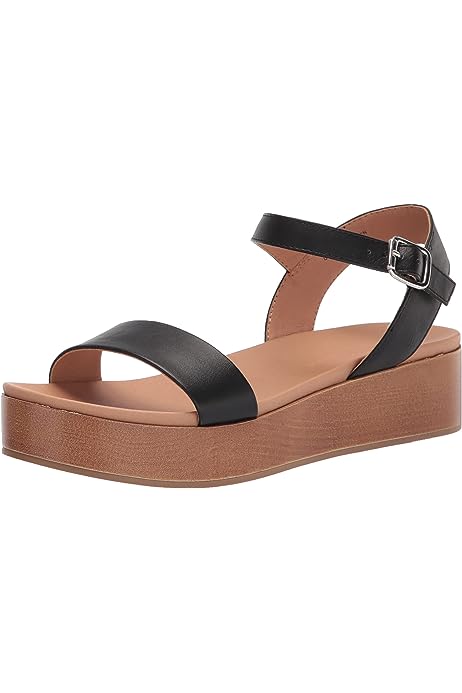 Women's Two Band Flatform Sandal