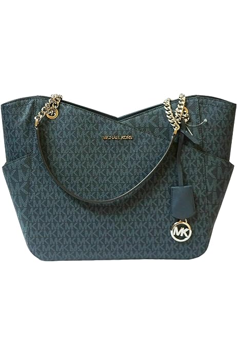 Michael Kors Jet Set Large Logo Shoulder Bag (Admiral)