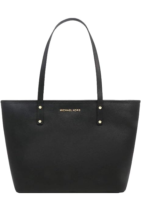 Jet Set Medium Carryall Tote Bag Purse (Black)