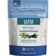 Vapor Bath Salt 32 Ounces Epsom Salt with Natural Rosemary, Lavender and Eucalyptus Essential Oils Plus Vitamin C in BPA Free Pouch with Easy Press-Lock Seal