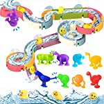 CreateView Bath Toys Water Balls Tracks 9 Animal Suction Toys for Kids for Wall Bathtub Toy Slide for Toddlers 3 4 5 6 Years Suction Animals