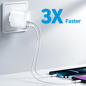 quick charge 3.0 wall charger iphone 12 pro max