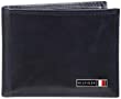 Tommy Hilfiger Men's Genuine Leather Passcase Wallet with Multiple Card Slots