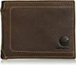 Carhartt Men's Billfold and Passcase Wallets, Durable Bifold Wallets, Available in Leather and Canvas Styles