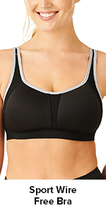 SPORT, WIRE FREE SPORT BRA