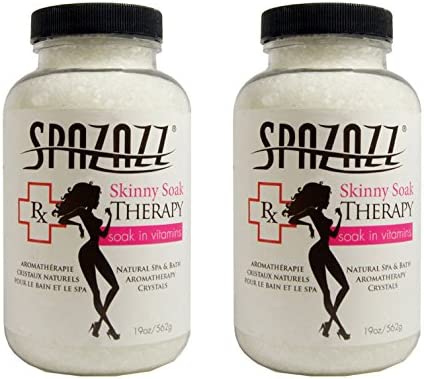 Spazazz Aromatherapy Spa and Bath Crystals -Therapy (2 Pack) (Skinny Soak (2 Pack))