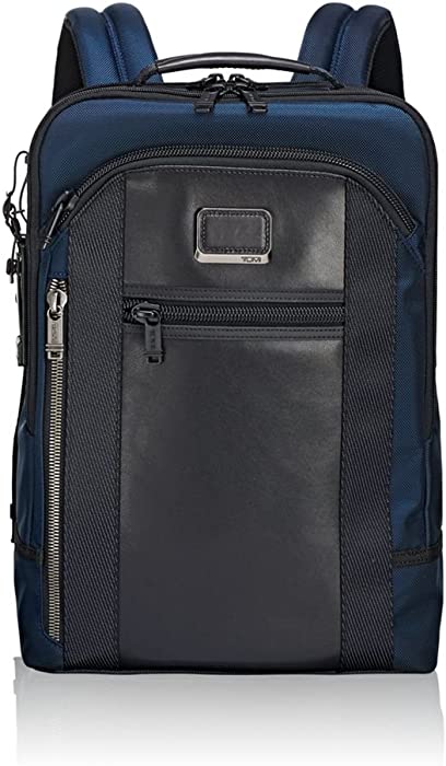 Tumi Men's Alpha Bravo Davis Backpack, Navy, Blue, One Size