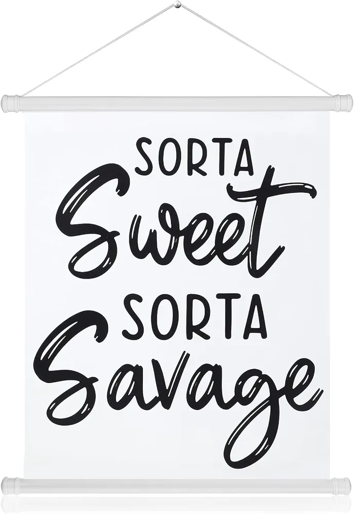 Spakon Teenager Room Hanging Decor Sweet Sign Girl Room Aesthetic Stuff Cute Room Minimalist Decor Bedroom Porch Aesthetic Decorations for Teen Girls Aesthetic, 11.8 x 13.8 Inches