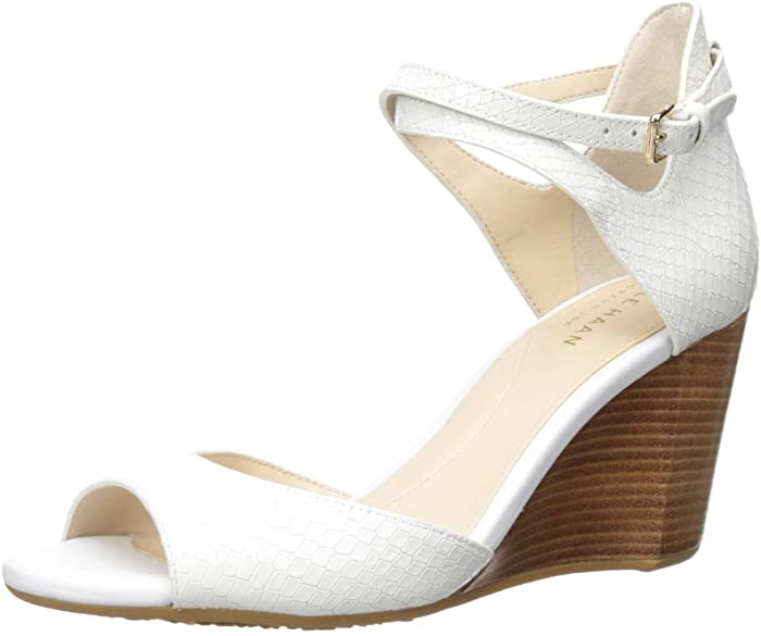 Cole Haan Women's Sadie Grand Open Toe Wedge Sandal 75mm Pump