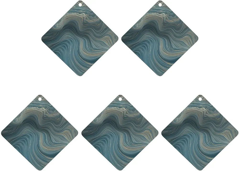 5 Pcs Car Air Fresheners Hanging Air Freshener Marble Pattern Hanging Scented Cards Fragrance Scented Cards for Car Car Aromatherapy Tablets for Car