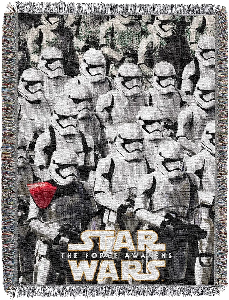 Northwest Star Wars Woven Tapestry Throw Blanket, 48" x 60", Ground Invasion