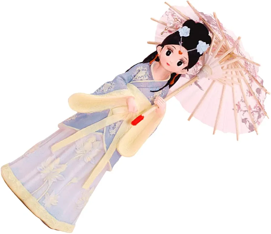 BESTOYARD Princess Decorations Cake Baking Ornaments Resin Hanfu China Girl Kids Room Décor