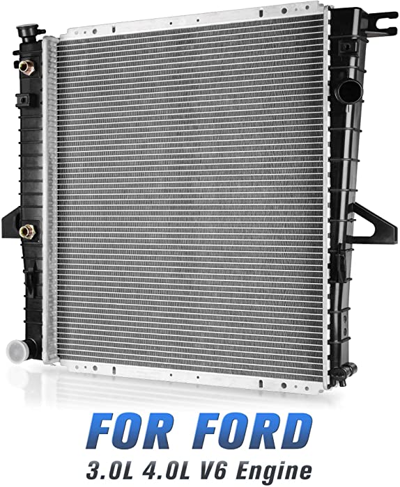 DWVO Complete Radiator Compatible with Ford Mazda Explorer Ranger B3000 B4000 3.0L 4.0L V6 DWRD1014