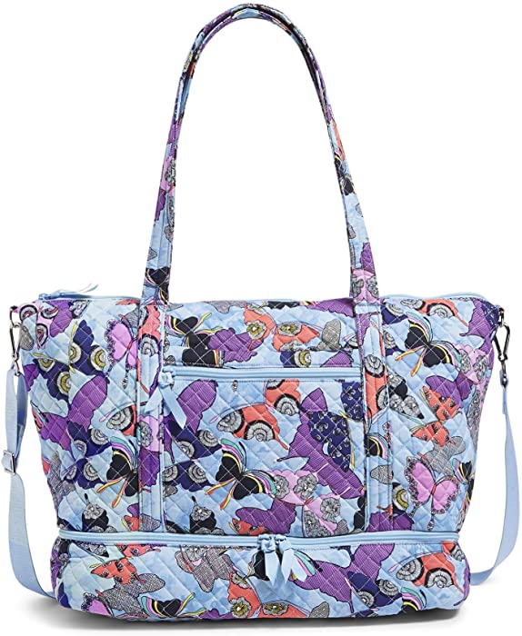 Vera Bradley Cotton Deluxe Tote Travel Bag