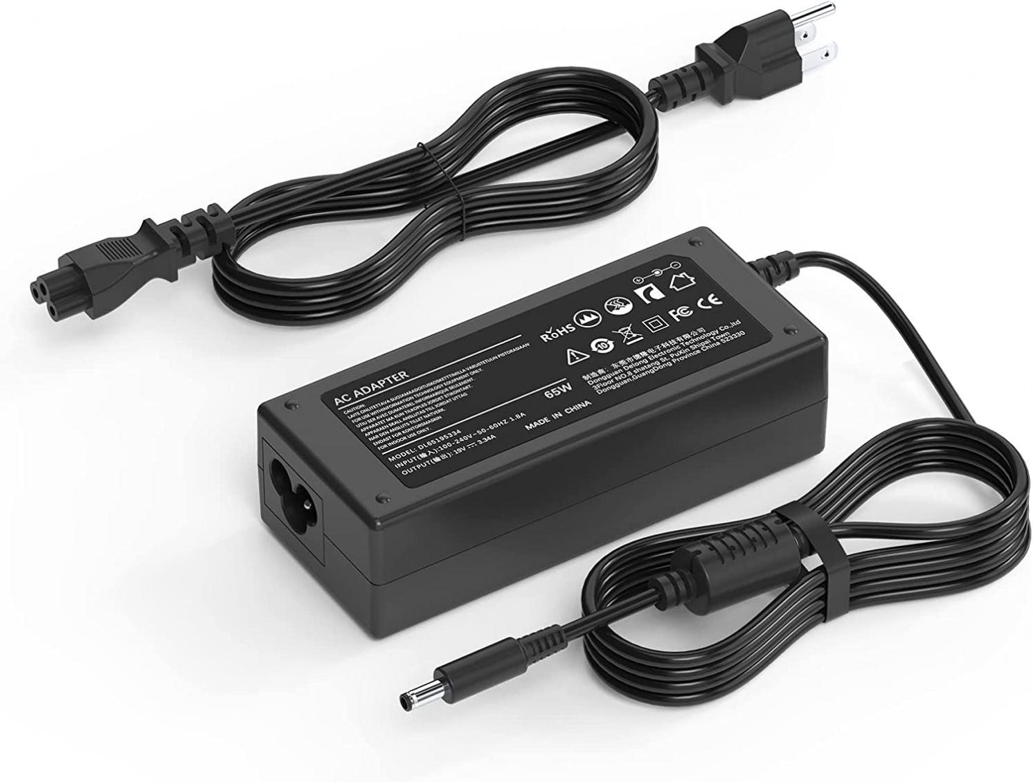 65W 45W Laptop Charger Replacement for Dell Inspiron 11 13 14 15 3000 5000 Series 15-3552 3555 3558 3565 3567 3583 3593 5100 5570 5558 5559 7353 7347 7348 7368 7378 AC Power Supply Adapter Cord