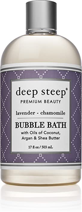 Deep Steep Bubble Bath, Lavender Chamomile, 17 Ounces