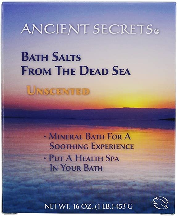 ANCIENT SECRETS Bath Salts from the Dead Sea, Unscented, 16 Ounce