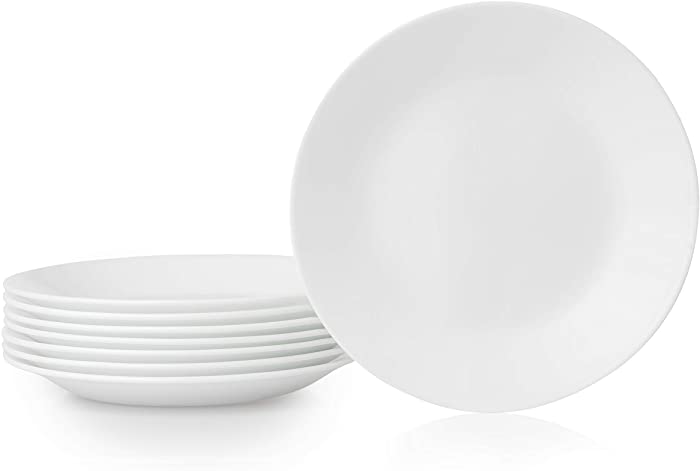 Corelle Bread Plates, 8-Piece, Winter Frost White