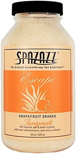 Spazazz 7380C Spa and Bath Crystals, Grapefruit Orange