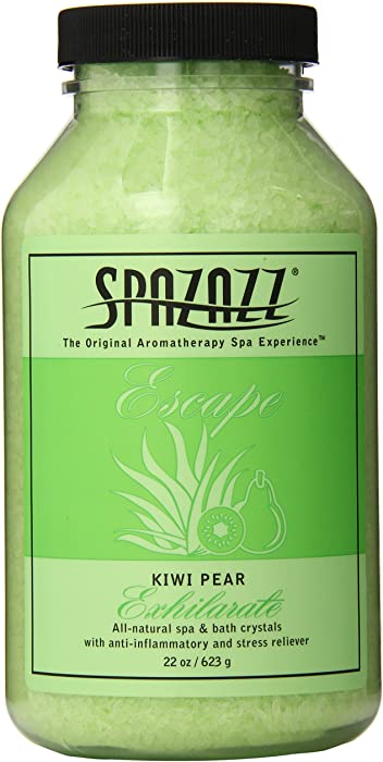 Spazazz 7369C Spa and Bath Crystals, Kiwi Pear, 22 Ounce