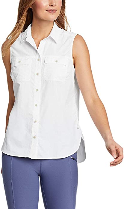 Eddie Bauer Women's Mountain Ripstop Sleeveless Shirt