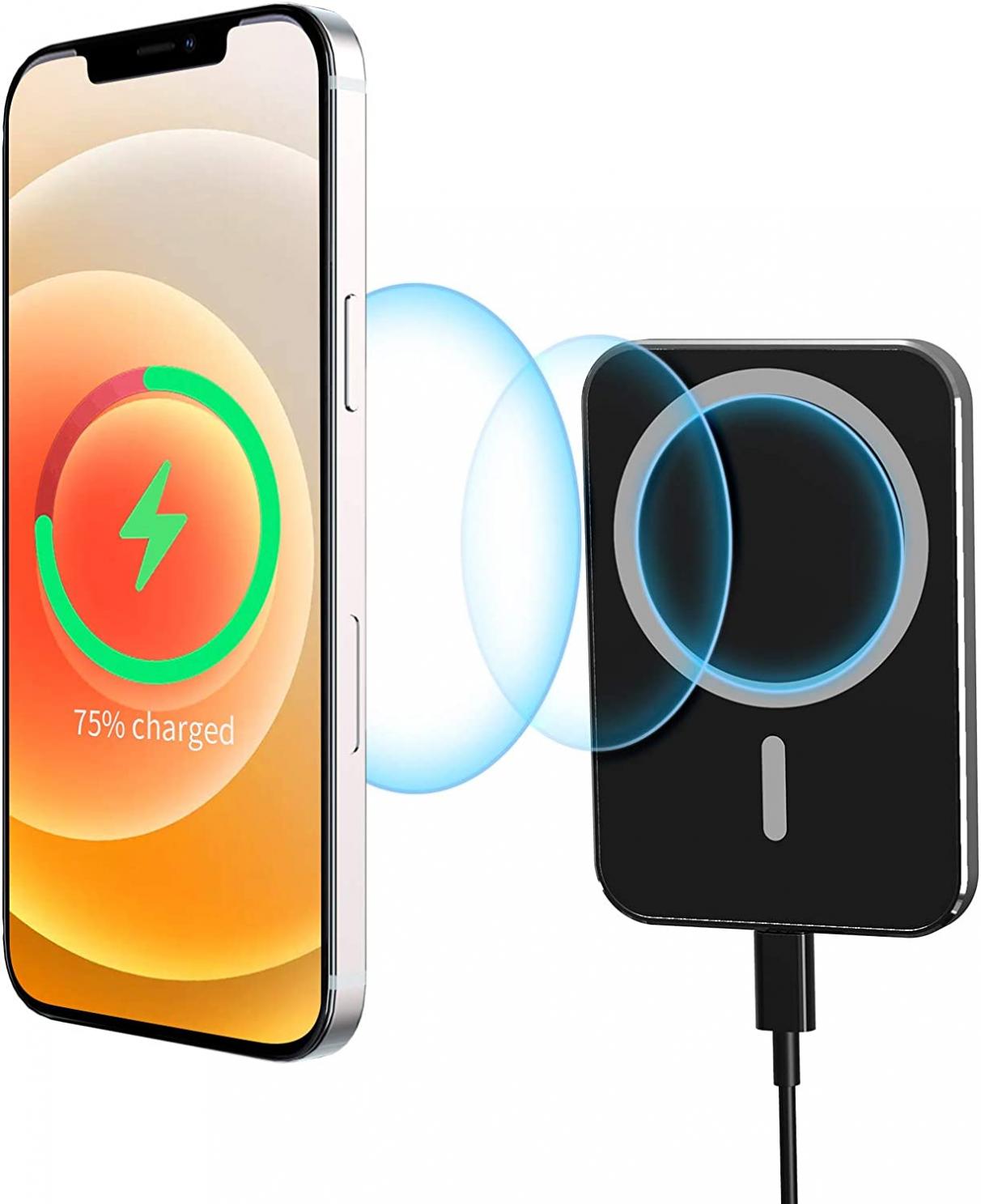 HATALKIN Magnetic Wireless Car Charger Vent Mount for Mag-Safe Mag Safe Case iPhone 14(Plus/Pro Max)/13 12(Pro/Pro Max/Mini) Magnet Phone Holder Stand 15W Wireless Charging Car Mount Air Vent Charger