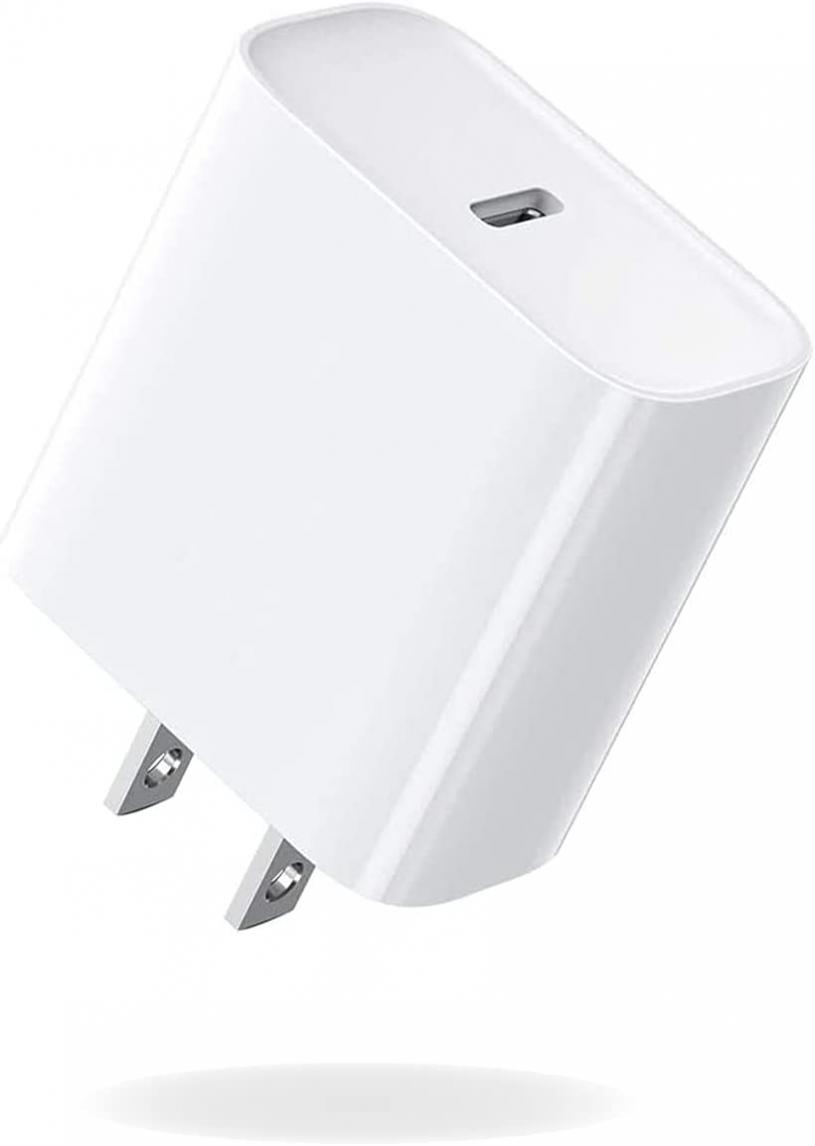 USB C Charger,18W/20W 9V/ 2A 5V/3A Type-c Power Adapter,Compact USB C PD 3.0 Wall Charger,Compatible with iPhone 13 Pro Max/12/11, Galaxy S22 Ultra/S21/S20, Pixel 6, MacBook Air, iPad Pro