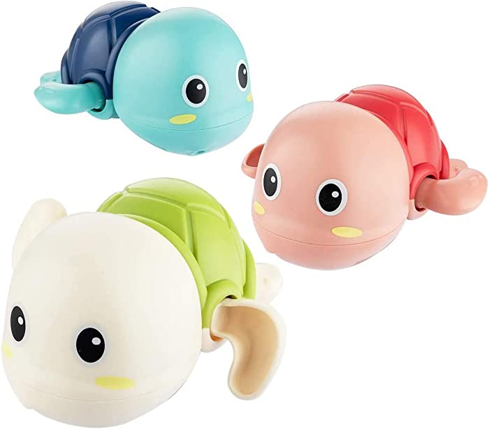 Bath Toys for 1-5 Year Old Boy Girls Gifts Swim Pool Bath Toys for Toddler 1-3 Bathtub Toys for Baby Boy Birthday Gifts for 1-4 Year Old Boys Girls, 3pcs Set