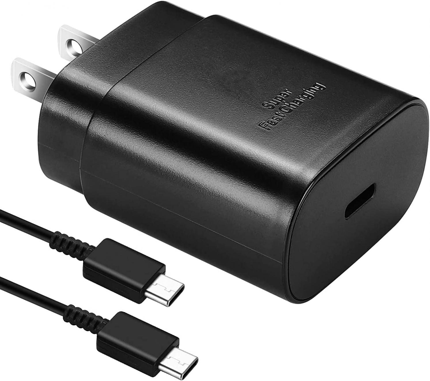 Super Fast Charger Type C,25W USB-C Wall Charger for Samsung Galaxy S22/S22 Ultra/S22+/S21/S21Ultra/S21 Plus/S20/S20 Ultra/S10/Note 10 20/Note 20 Ultra,Fast Charging Block with 5FT Phone Charger Cable