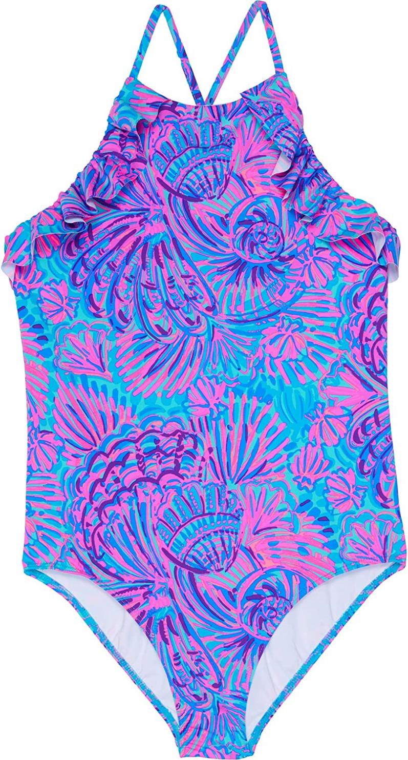 Lilly Pulitzer Girl's Suraya Swimsuit UPF 50+ (Toddler/Little Kids/Big Kids)