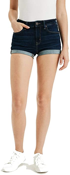 American Eagle Women's 6004451 Ne(X) t Level High-Waisted Denim Short, Dark Blue (00)