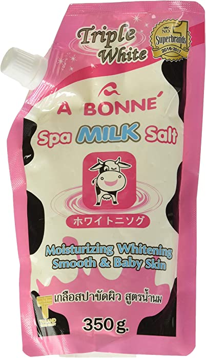 A Bonne Spa Milk Salt Moisturizes Whitens and Softens Skin 350g