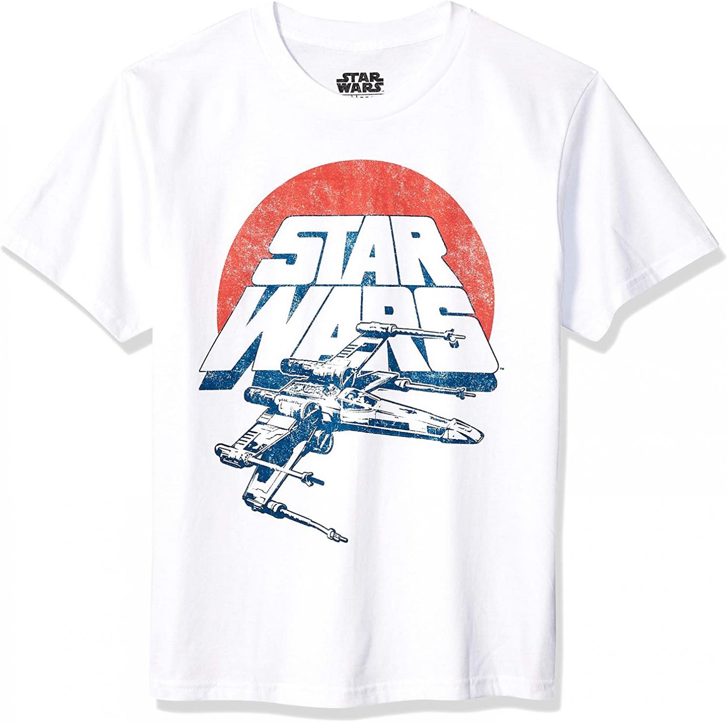 Star Wars Boys' Vintage Inspired X-Wing Fighter T-Shirt