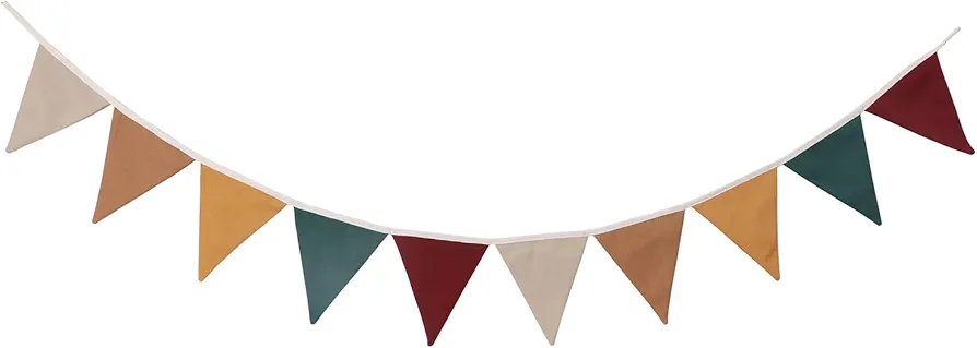 Woodland Bunting Banner - Boys Room Wall Hanging Decorations,Forest Rustic Triangle Flags Garland,Woodland Birthday Baby Shower Bunting,Forest Animal Banner Photo Props (green)