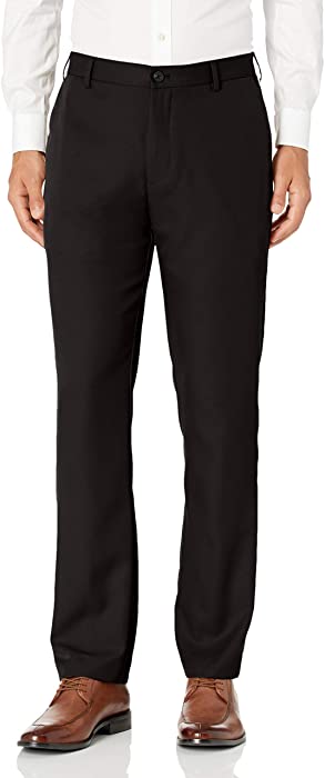 Van Heusen Men's Flat Front Straight Fit Dress Pant