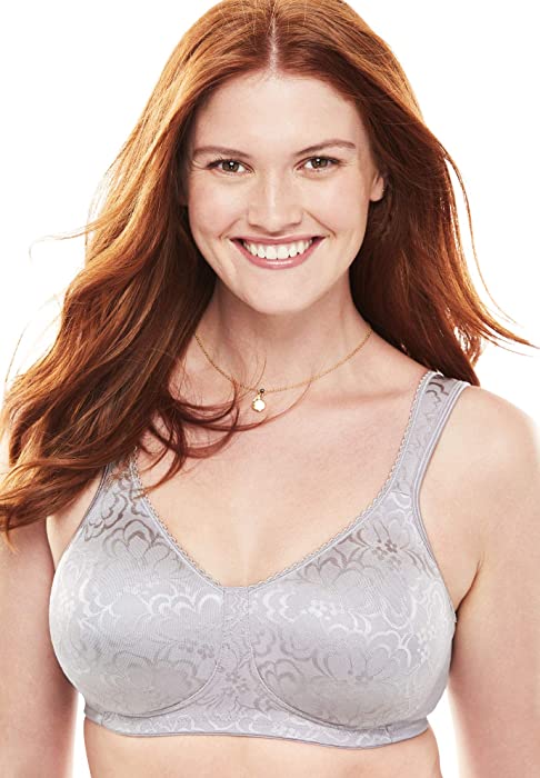 18-Hour Ultimate Lift Wireless Bra, Wirefree Bra with Support, Full-Coverage Wireless Bra for Everyday Comfort