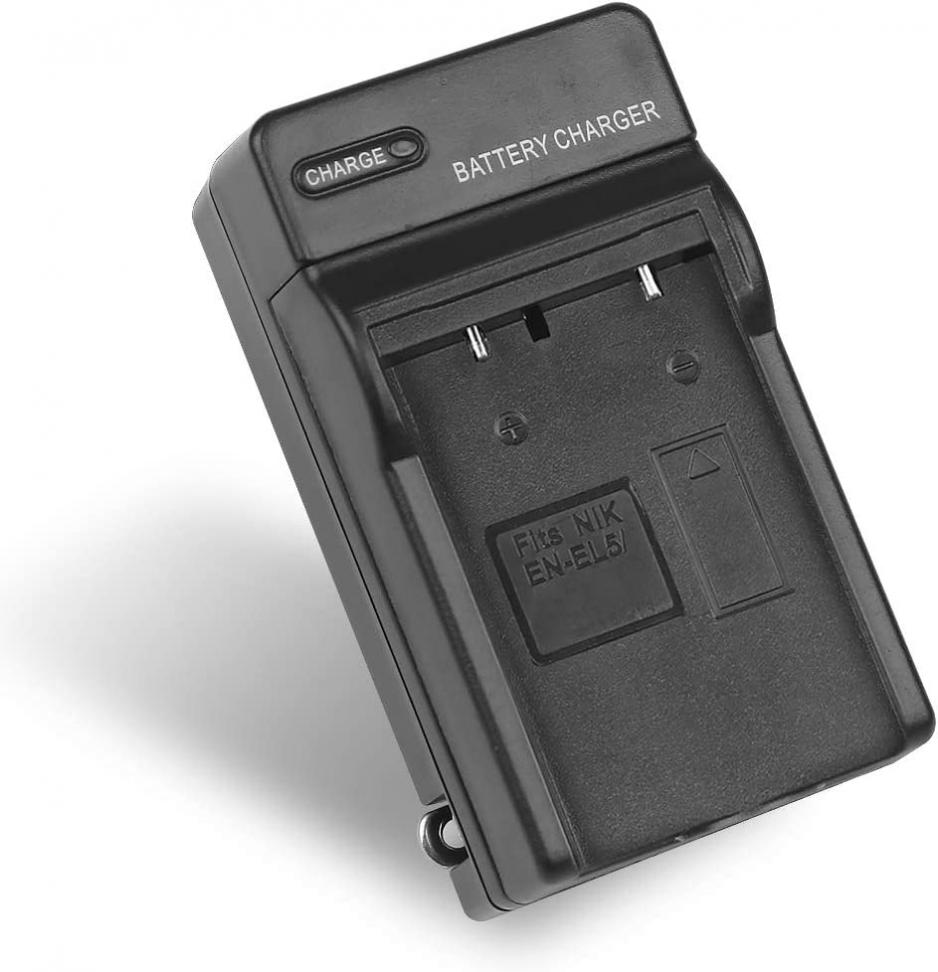 EN-EL5 Battery Charger for Nikon CoolPix 3700, 4200, 5200, 5900, 7900, P3, P4, P80, P90, P100, P500, P510, P520, P530, P5000, P5100, P6000, S10