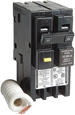 Square D Ground Fault Circuit Breaker, HOM250GFI