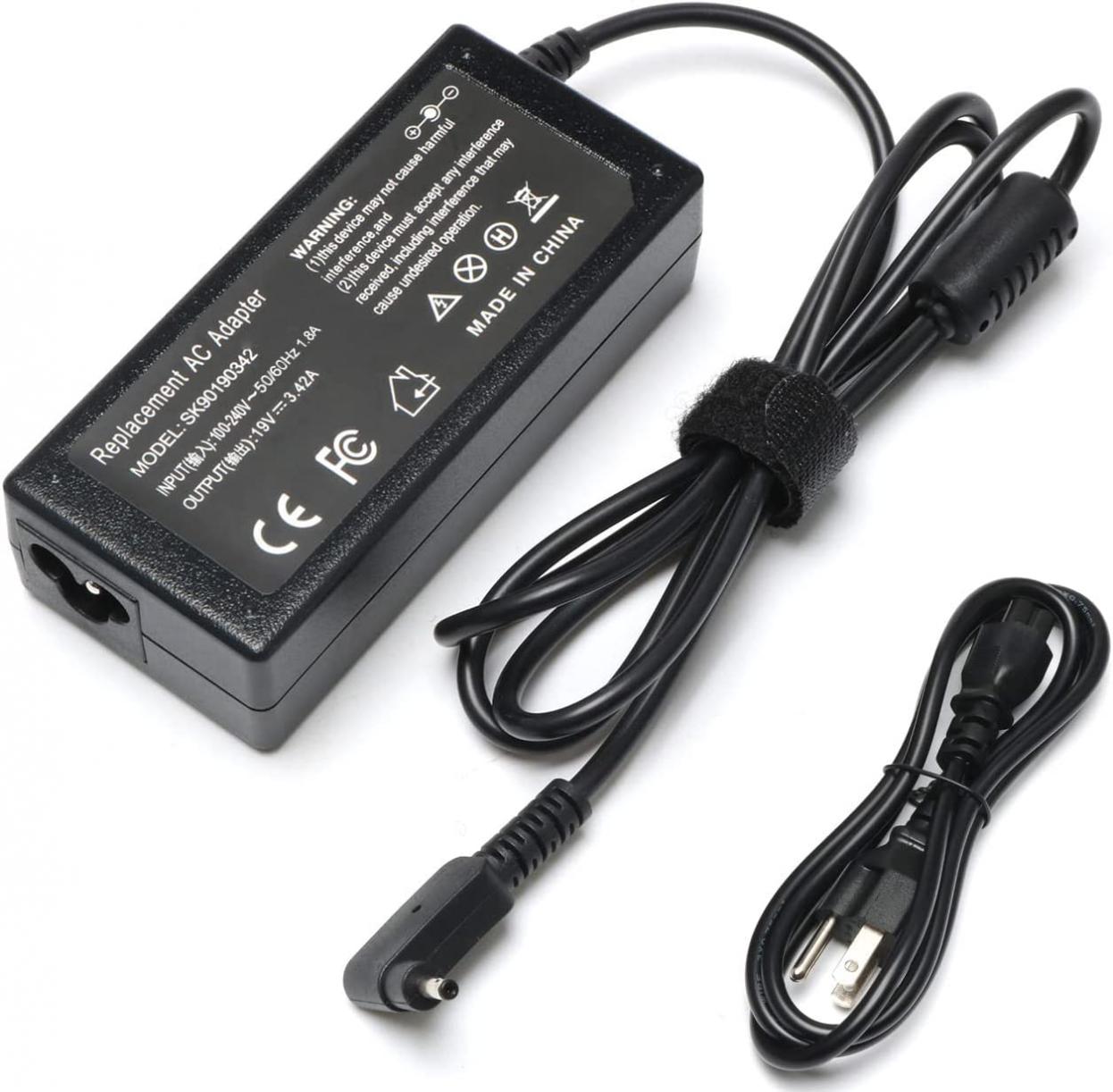 A515-54 65W Laptop Charger Replace for Acer Aspire 5 A515-44 A515-55 A115-31 A13-045N2A C740 R5-571T C738T R7-371T SF314-52 SP513-52N SP111-33 SF314-51 PA-1650-80 N15Q8 CB3-131 AC Adapter Power Cord