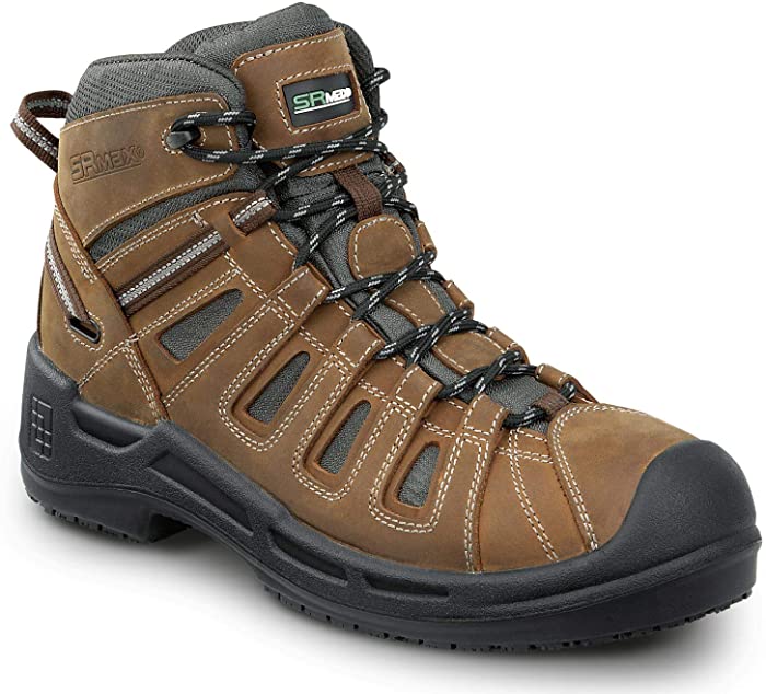 SR Max Concord, Men's, Brown, Hiker Style, Comp Toe, EH, Waterproof, Slip Resistant Work Boot