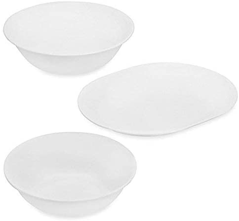 Corelle White 3-Piece Completer Set