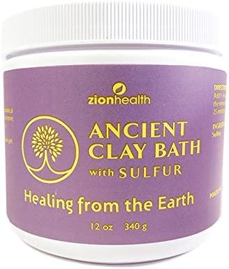 Ancient Clay Sulfur Bath Minerals for Aches, Pains 12 oz.