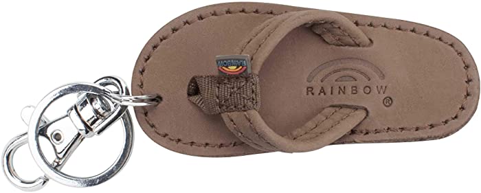 Rainbow Sandals Leather Sandal Key Chain