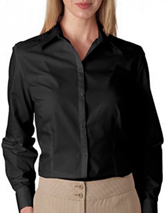 Long-Sleeve Silky Poplin (13V0114)