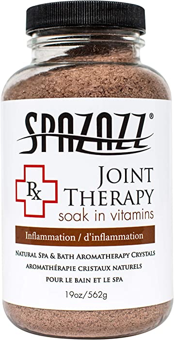 Spazazz SPZ-602 RX Therapy Crystals Container Bath Minerals, 19-Ounce, Joint Therapy Inflammation